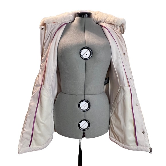 Jessica Simpson Faux Fur Collar Jacket - Picture 5 of 16